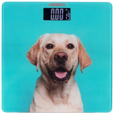 Ваги ARDESTO підлогові Dog, 150кг, AAAx2 в комплекті, скло, багатокольорові