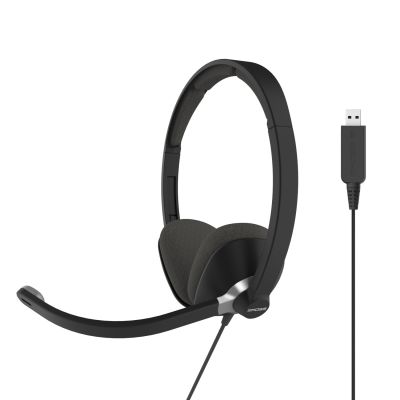 Гарнітура комп'ютерна стерео On-ear Koss CS300 USB, Uni Mic, 2.4м, Чорний