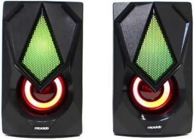 Акустична система MICROLAB B-25 2.0, USB, LED, чорний