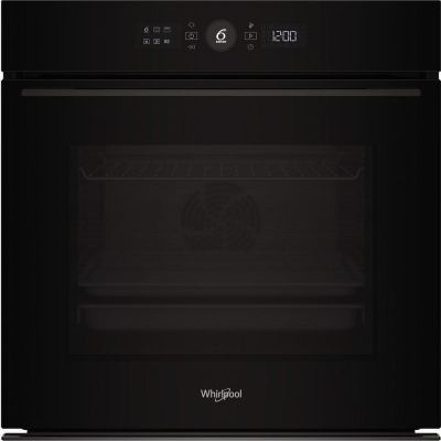 Духова шафа Whirlpool електрична, 73л, A+, дисплей, конвекція, телескопічні напрямні, чорний