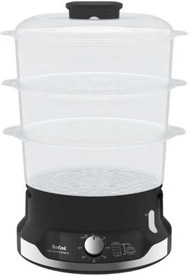 Пароварка Tefal Ultracompact, 800Вт, об'єм-9л, резервуар для води -1л, механічне керув., пластик, чо