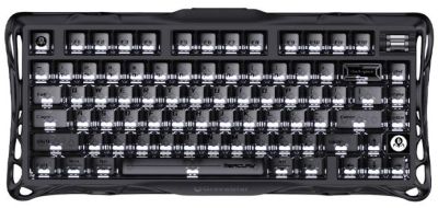 Клавіатура механічна GravaStar Mercury K1 80keys, GravaStar x Kailh Cheery Pink, EN, BT/WL/USB, Stea
