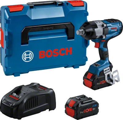 Гайковерт ударний акумуляторний Bosch Professional GDS 18V-1600 HC 18В 2х8.0А·год 0-1600Нм 0-1750об/