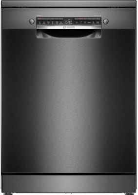 Посудомийна машина Bosch, 12компл., E, 60см, дисплей, 3й кошик, чорний