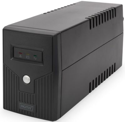 Джерело безперебійного живлення DIGITUS 600VA/360W, LED, RJ11, USB, 2xSchuko