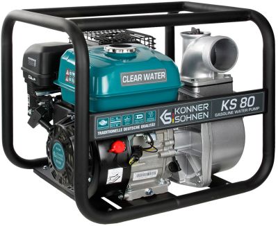 Мотопомпа бензинова Konner&amp;Sohnen KS 80 1000л/хв 7.0к.с 26кг