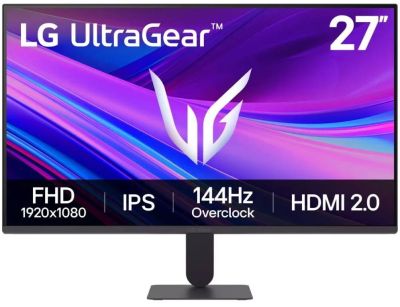 Монітор LG 27" 27G411A-B IPS 120Hz HDMI, DP, Audio, IPS 120Hz, 1ms, sRGB 99%, G-SYNC, FreeSync, HDR1