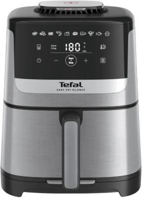 Мультипіч Tefal Easy Fry Silence, 1670Вт, чаша-5л, сенсорне керув., 10 програм, пластик, нерж. сталь