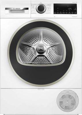 Сушильна машина Bosch тепловий насос, 9кг, A++, 61см, дисплей, білий