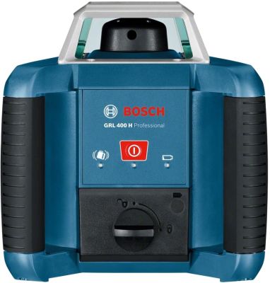 Нівелір лазерний ротаційний Bosch Professional GRL 400 H 20м/з 400м ±0.08мм/м червоний промінь 600об