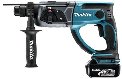 Перфоратор акумуляторний Makita DHR202RX4 SDS-plus LXT 18В акб 1.5+3А·год 2Дж 3.5кг