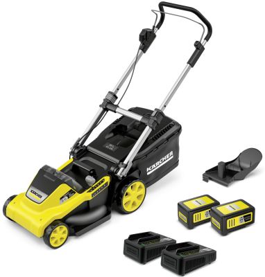 Газонокосарка акумуляторна Karcher LMO 5-18 Dual Battery Set 36В (18В+18В) акб 2х5А·год 41см 25-70см