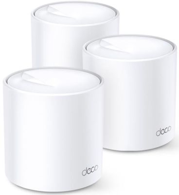 Система WiFi-Mesh TP-LINK Deco X60 AX5400, 1xGE LAN, 1xGE WAN, 3 мод