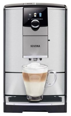 Кавомашина Nivona CafeRomatica 2.2л, зерно + мелена, автомат.капучинатор, авторецептів - 5, сіро - ч
