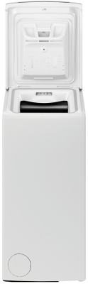 Пральна машина Whirlpool вертикальна, 7кг, 1200, B, 60см, дисплей, інвертор, білий