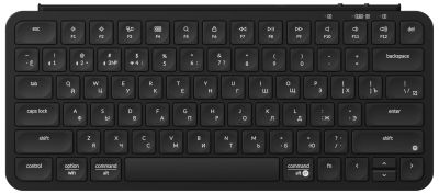 Клавіатура мембрана Keychron B1 Pro, USB/WL/BT, space gray
