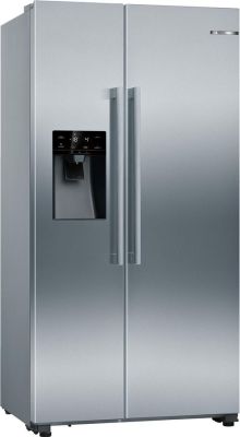 Холодильник Bosch SBS, 179x91x71, xолод.відд.-368л, мороз.відд.-165л, 2дв., А++, NF, дисплей, льодог
