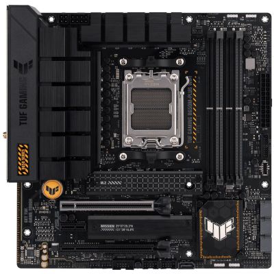 Материнcька плата ASUS TUF GAMING B650M-PLUS WIFI sAM5 B650 4xDDR5 M.2 HDMI DP Wi-Fi BT mATX