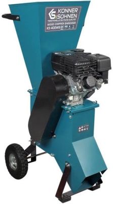 Подрібнювач садовий бензиновий Konner&amp;Sohnen KS 400WS 6.5кс ручний запуск 2 ножі 2400об/хв 70кг