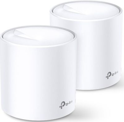 Система WiFi-Mesh TP-LINK Deco X60 AX5400, 1xGE LAN, 1xGE WAN, 2мод