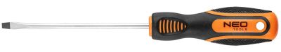 Викрутка Neo Tools плоска, SL4x100мм, сталь CrV