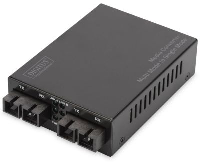 Медіа конвертор DIGITUS Fast Ethernet, MM SC DX / SM SC DX, 1310nm