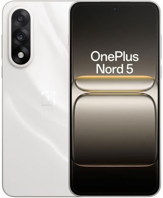 OnePlus Смартфон Nord 5 6.83" 8/256ГБ, 2SIM, 5200мА•год, білий