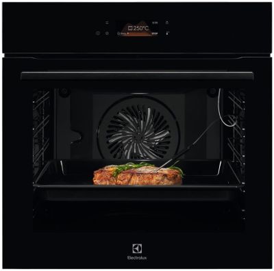 Духова шафа Electrolux електрична, 71л, A++, пара, дисплей, конвекція, піроліз, телескопічні напрямн