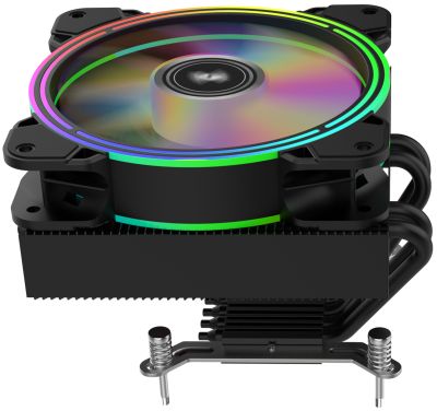 Процесорний кулер 2E GAMING Air Cool AC120T4-ARGB, LGA1851, 1700, 1200, 115x, 1366, AM5, AM4, AM3, A