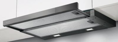 Витяжка Faber телескоп, 60см, 701м.куб/год, Flexa Ng Glass Lux Bk A60, чорний