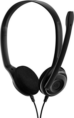 Гарнітура комп'ютерна стерео On-Ear EPOS PC 8 Chat, USB, односпрямований, 2м, Чорний