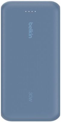 Акумулятор портативний літій-іонний Power Bank Belkin 20000мА·год, 30Вт, з інтегрованим кабелем USB-