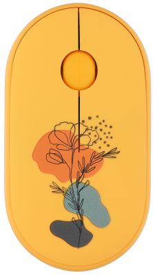 Миша 2E MF300 FLORA:POPPY Silent WL BT, жовтий