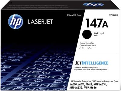 Картридж HP 147A LJ M611/M612/M635/M636 Black (10 500стор)