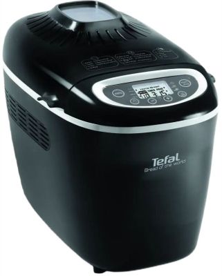 Хлібопічка Tefal Bread of the World 1600Вт, програм-19, макс.вага -1,5кг, форма-квадрат, пластик, чо
