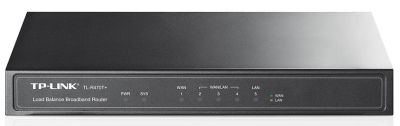 Мультисервісний Маршрутизатор TP-LINK TL-R470T+ 1xFE LAN, 3xFE LAN/WAN, 1xFE WAN
