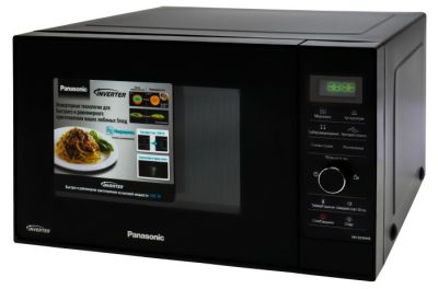 Мікрохвильова піч Panasonic , 23л, електр. керув., 1000Вт, дисплей, чорний