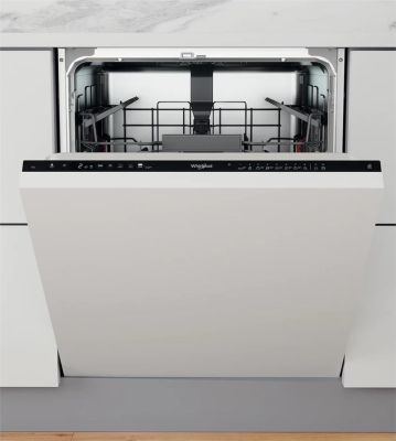 Посудомийна машина Whirlpool вбудована, 14компл., D, 60см, дисплей, інвертор, білий