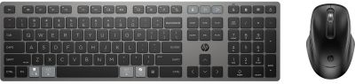 Комплект клавіатура та миша HP 720 Multi-Device Rechargeable, BT, EN/UK, чорний