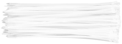 Хомут-стяжка Neo Tools, пластик, 4.8x300мм, білий, 75шт