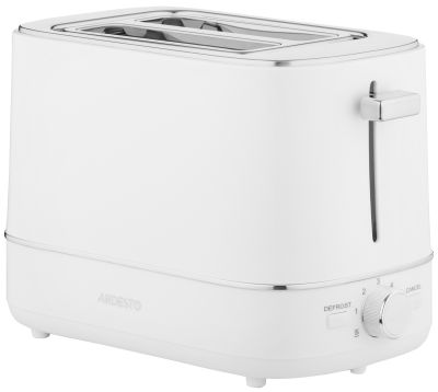 Тостер ARDESTO Timeless Elegance, 800Вт, пластик, 2 слоти, білий