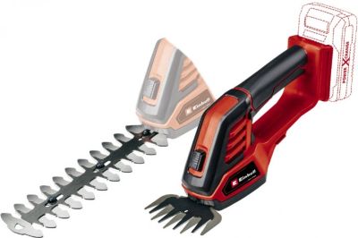 Ножиці для трави акумуляторні Einhell GE-CG 18/100 Li-Solo 18В PXC 10см крок різу 8мм 1.06кг без АКБ