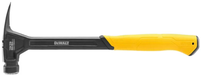 Молоток столярний DeWALT RIP-CLAW 624г 40.5см руків'я металеве гумове з прямим цвяходером, фрезерова
