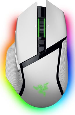 Миша Razer Basilisk V3 Pro 35K, RGB, USB-A/WL/BT, білий