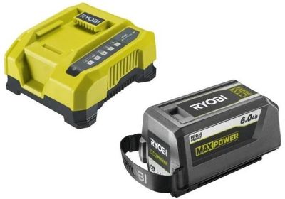 Набір акумулятора та зарядного пристрою Ryobi Max Power RY36BK60B-160 36В 1х6А·год ЗП 6А швидкозаряд