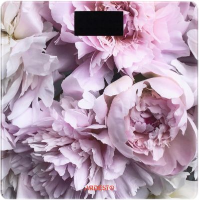 Ваги ARDESTO підлогові Peonies, 150кг, AAAx2 в комплекті, скло, багатокольорові
