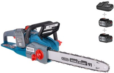 Пила ланцюгова акумуляторна Konner&amp;Sohnen KS CS40V-14 40В(20+20В) акб 2х4А·год 35см 3.7кг