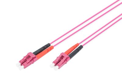 Патч-корд волоконно-оптичний DIGITUS LC/UPC-LC/UPC, 50/125, MM, OM4, duplex, 2м
