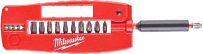 Біти Milwaukee Shockwave, знімач ізоляції 0.75,1.0,1.5,2.5мм, сталь, кейс, набір 12шт