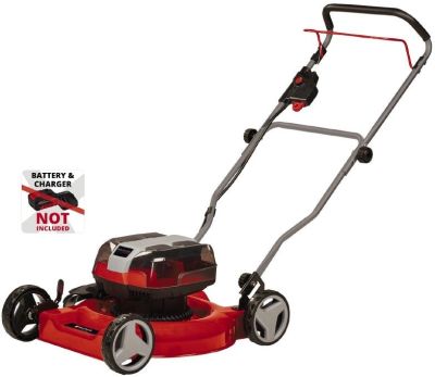 Газонокосарка акумуляторна Einhell PXC GE-CM 36/48 Li M 36В(18+18) 48см без травозбірника 30-75мм 16